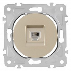 Розетка ethernet rj-45 без рамки arte milano am-202 202.45-1.shampan